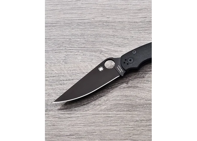 Нож Spyderco Military 2 Black Blade Фото 5
